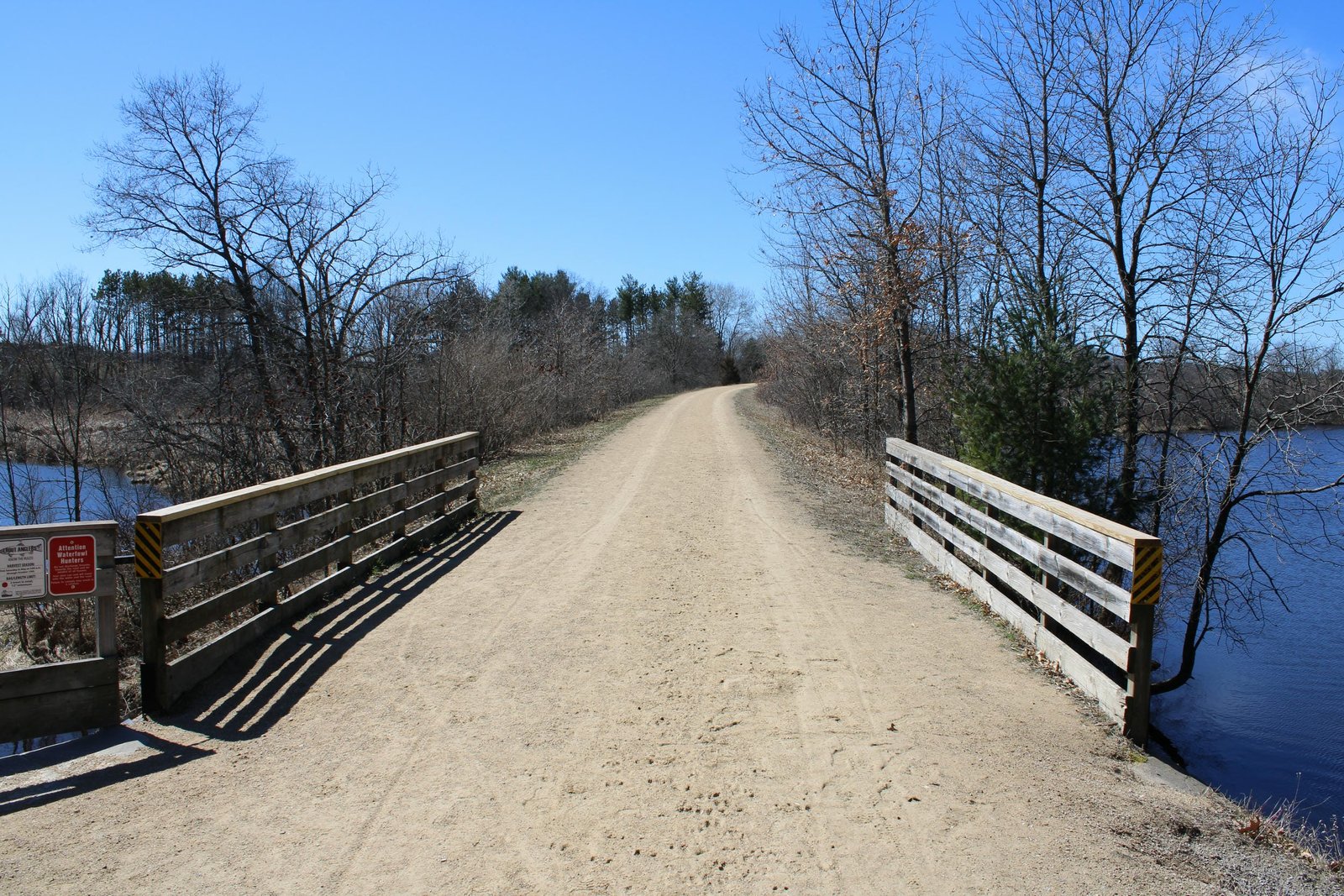Looking west